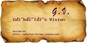 Göbölös Vivien névjegykártya