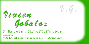 vivien gobolos business card